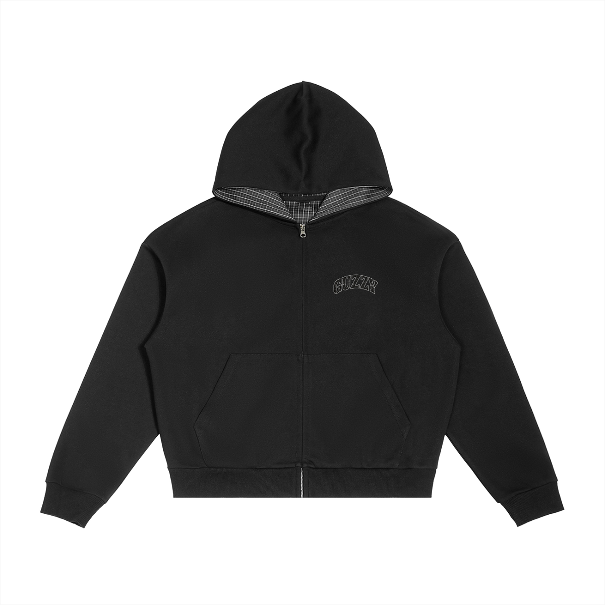 Guzzy Plaid Guts Zip-Up