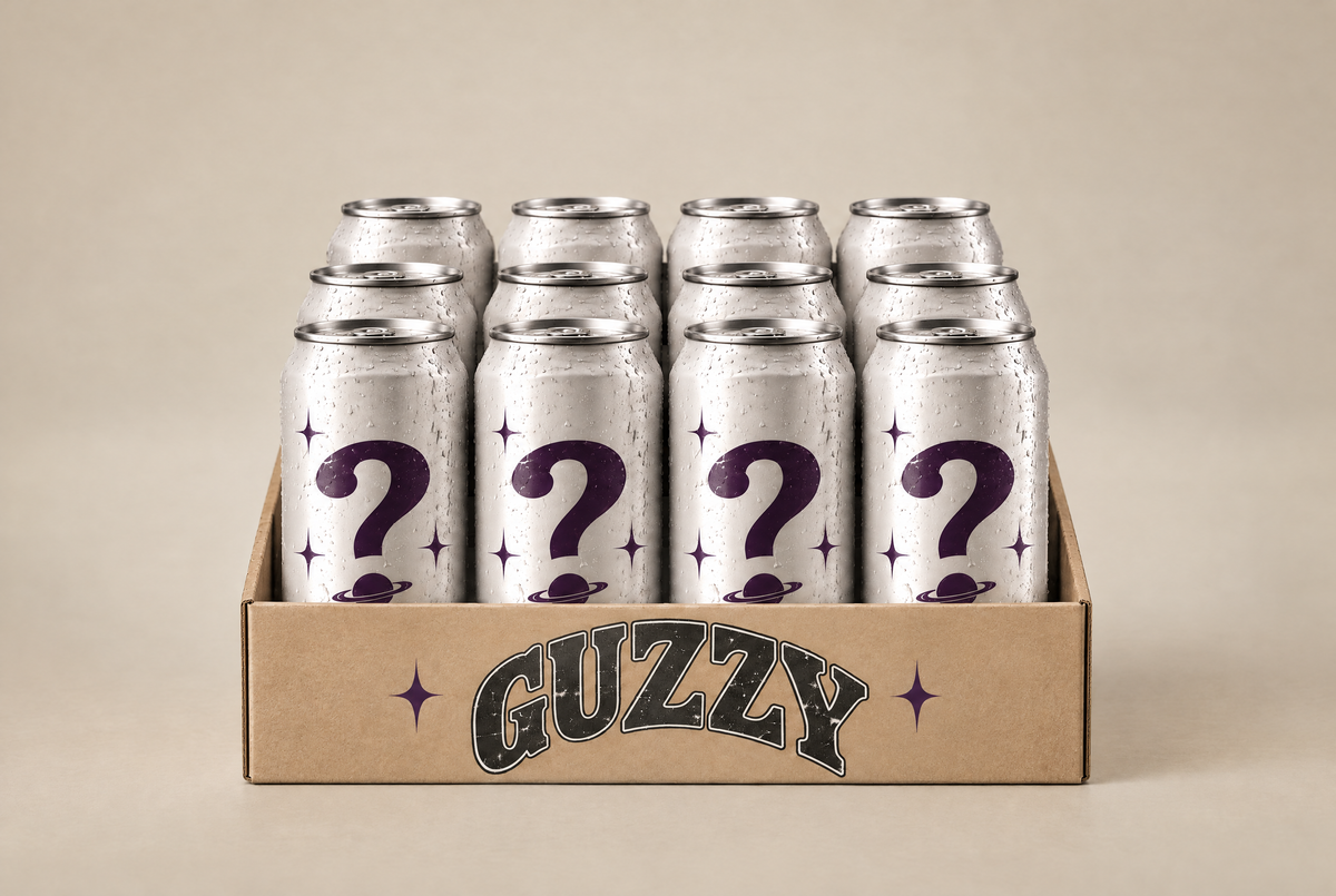Guzzy Prebiotic Hydration Soda - 12 Pack Preorder