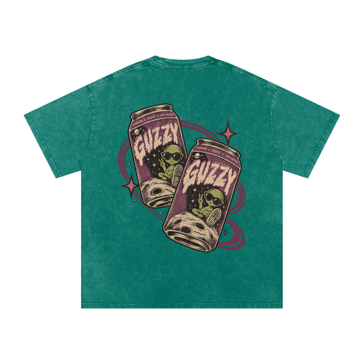 Cans Collide Washed Tee