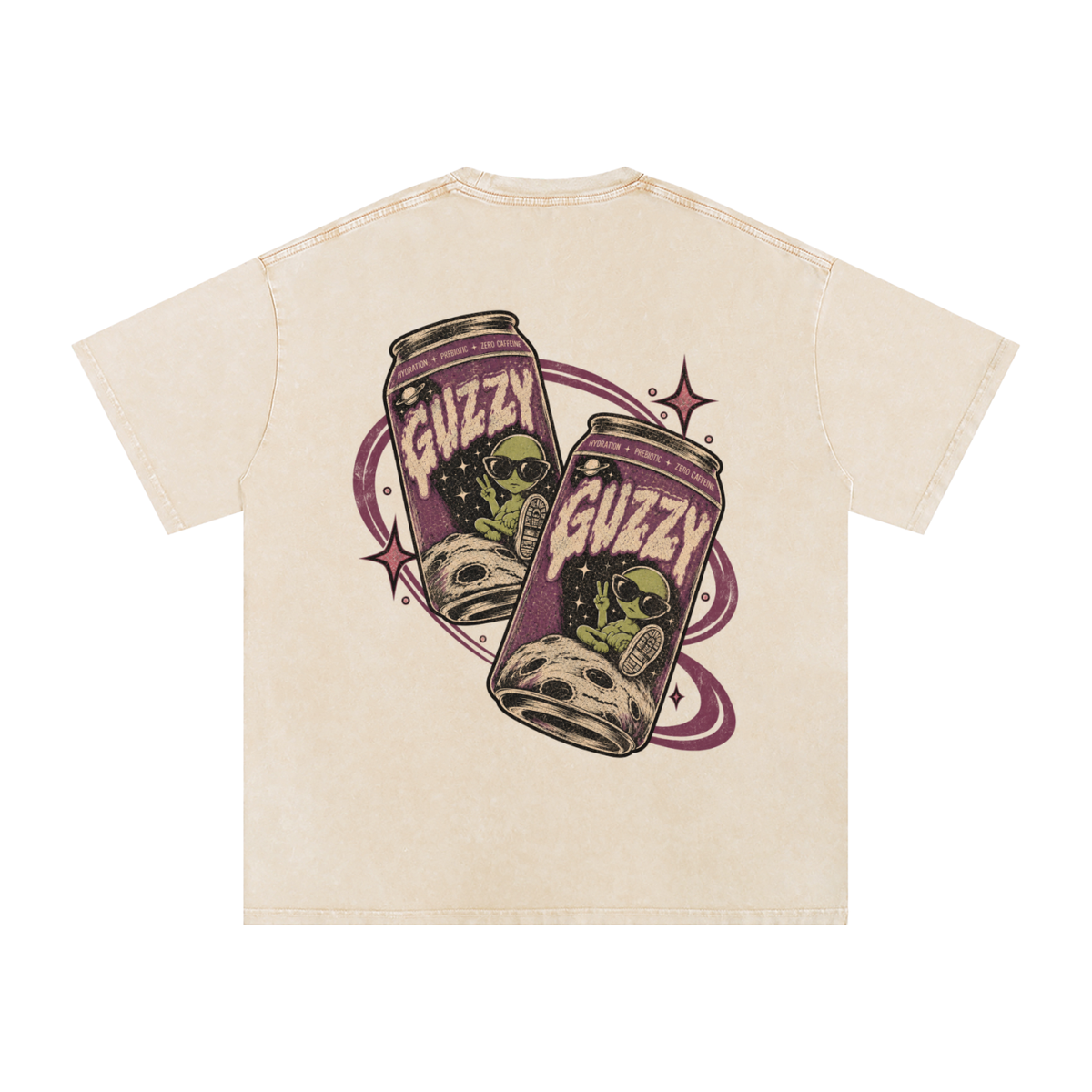 Cans Collide Washed Tee