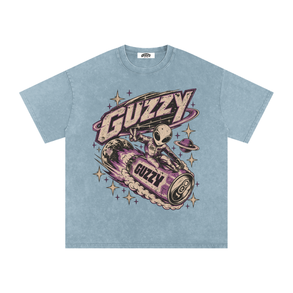 Space Surfing Washed Tee